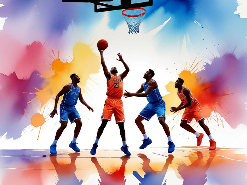 勒布朗詹姆斯和库珀弗拉格在勒布朗离开球场前拥抱...